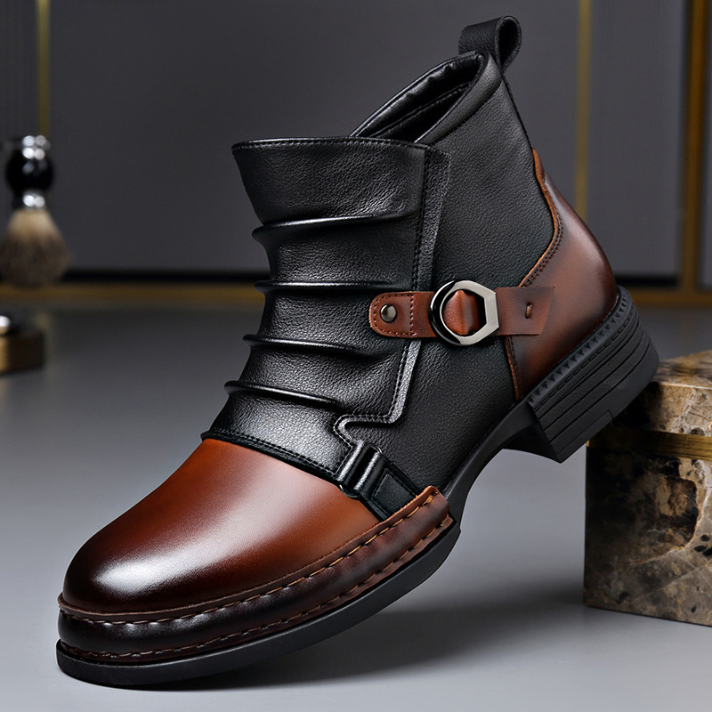 Men Shoes Boots - Stivali alla Caviglia Retrò Autunno Inverno