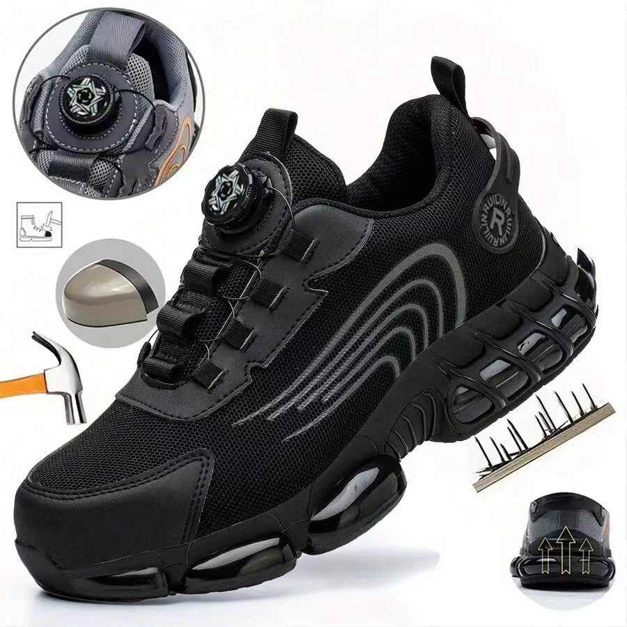 Men Shoes Boots - Calzature da Lavoro con Punta in