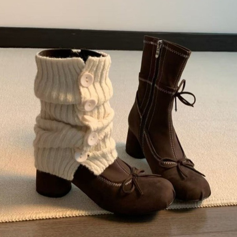 Chelsea Boots Suede - Stivali da donna con tacco alto