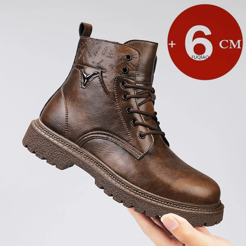 Men Shoes Boots - Stivali da uomo con altezza invisibile