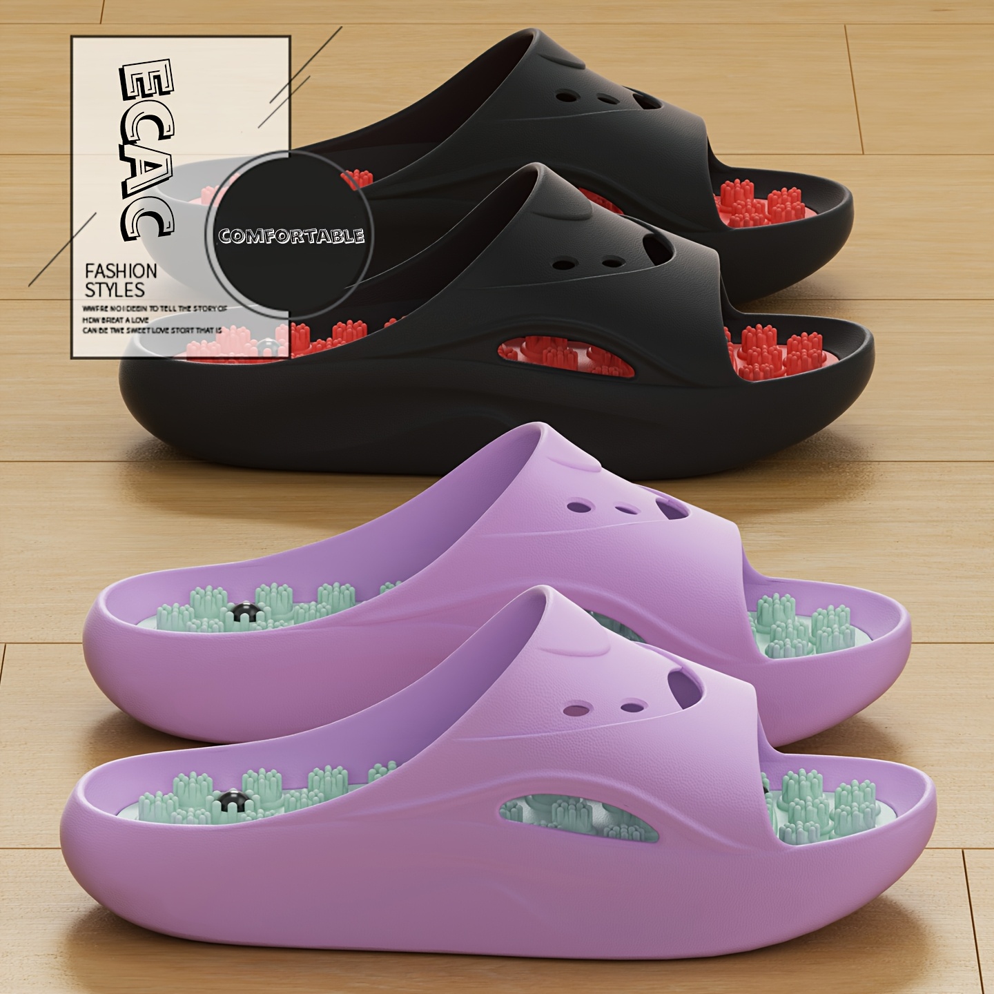 Men'S Shoes Cloud - Ciabatte Massaggianti in EVA per Uomo
