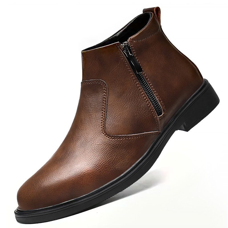Chelsea Boots Suede - Nuove Scarpe in Pelle con Zip