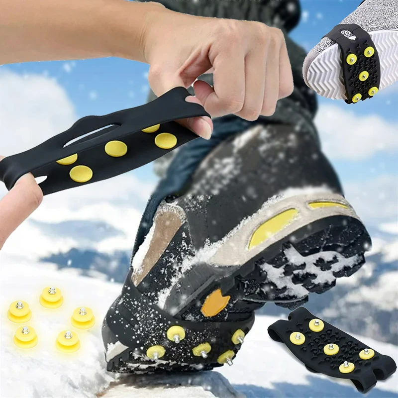 Men'S Shoes Grip - 1 paio 5 borchie neve ghiaccio