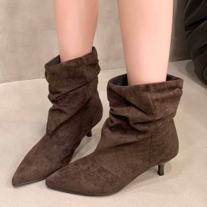 Chelsea Boots Suede - Stivaletti Chelsea da Donna Marroni Retrò