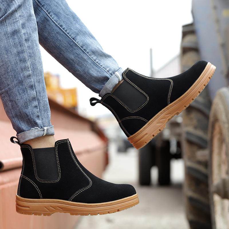 uomo moda puntale in acciaio s - Chelsea Boots Suede recensione e prezzo