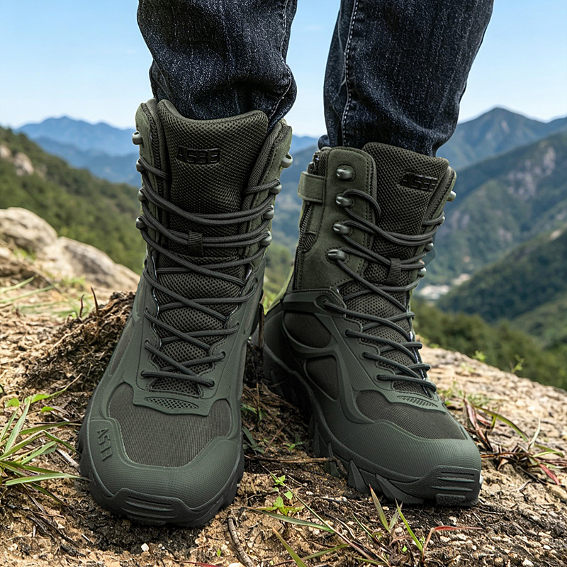 Stivali Tattici da Uomo, Casua - Men Shoes Boots recensione e prezzo