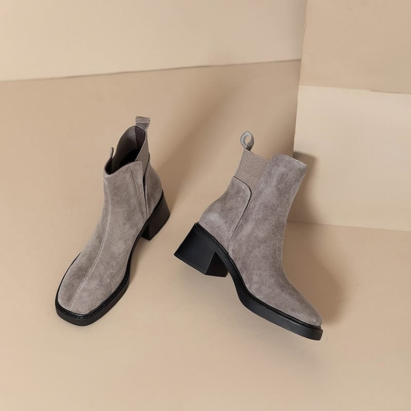 Stivaletti robusti da donna in - Chelsea Boots Suede recensione e prezzo