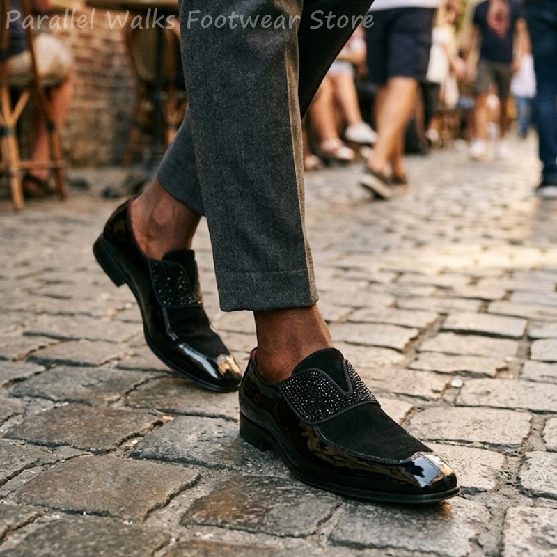 Mocassini da uomo neri in fint - Men'S Shoes Smart recensione e prezzo