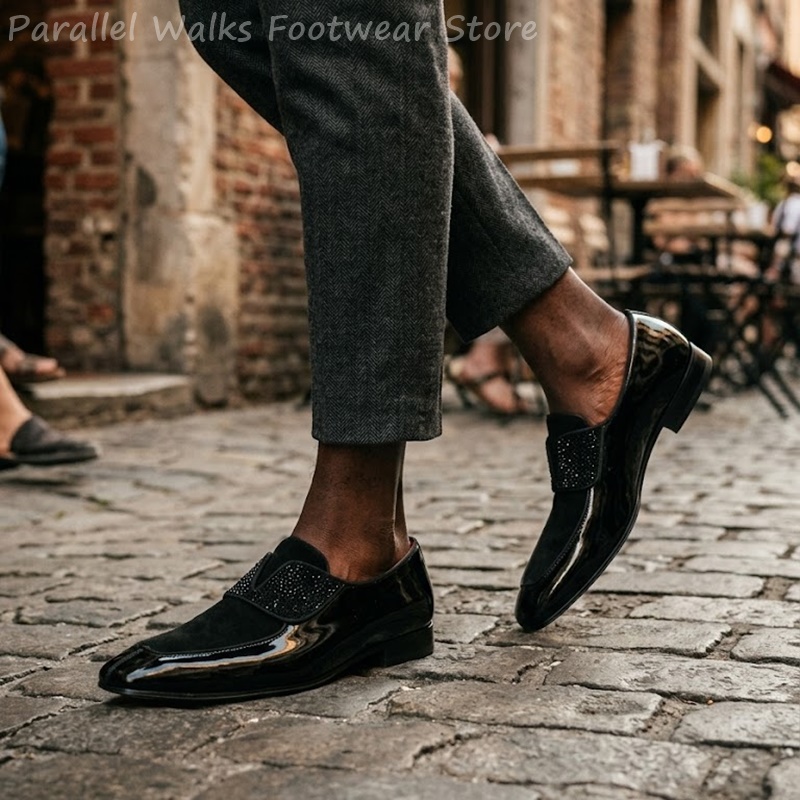 Mocassini da uomo neri in fint - Men'S Shoes Smart recensione e prezzo