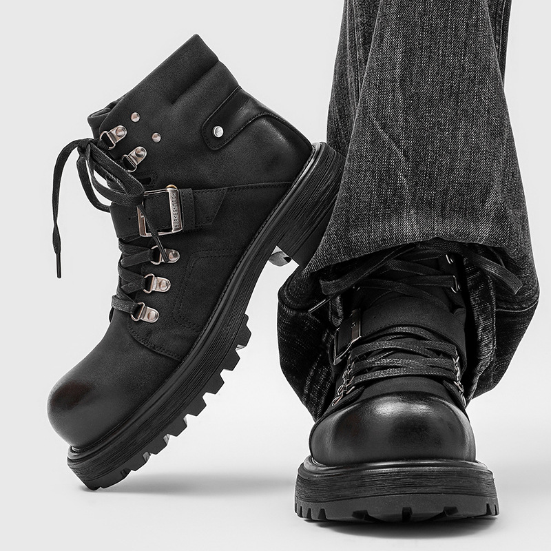 Stivali in pelle da uomo di ma - Men Shoes Branded recensione e prezzo