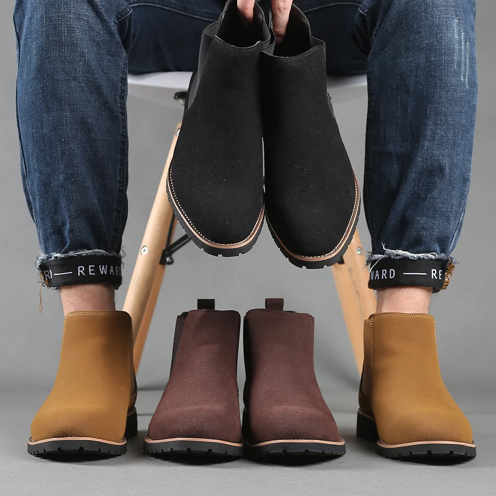 Stivaletti da uomo Stivaletti  - Chelsea Boots Suede recensione e prezzo