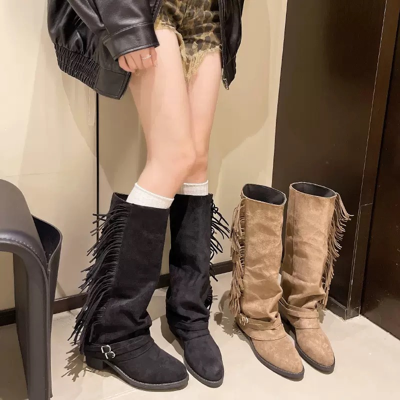 Stivali al ginocchio da donna  - Chelsea Boots Suede recensione e prezzo