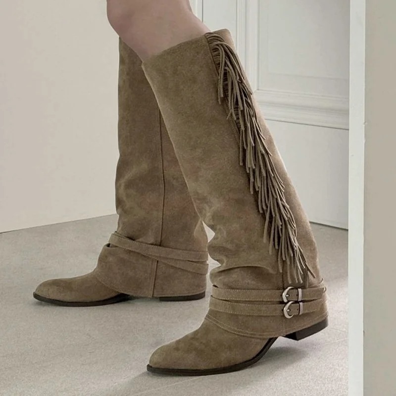 Stivali al ginocchio da donna  - Chelsea Boots Suede recensione e prezzo