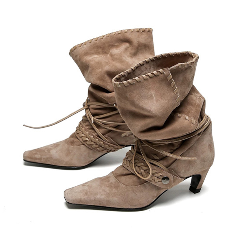 Liyke Autunno Inverno Marrone  - Chelsea Boots Suede recensione e prezzo