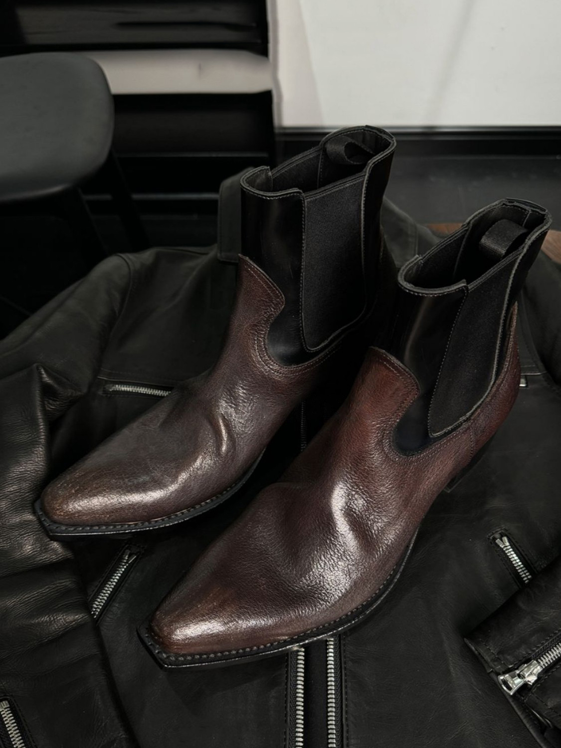 Stivali Chelsea in Pelle Nera  - Men'S Shoes Smart recensione e prezzo